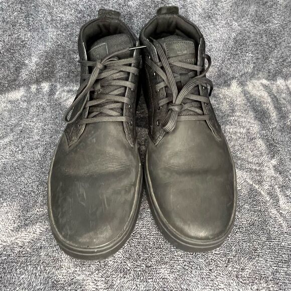 Timberland A1T16 Davis Square Nubuck Lace Up Black Chukka Boots Mens Size 13 main image 6
